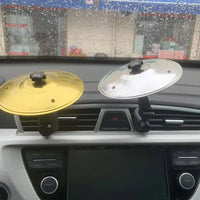 Mini Car Drum Cymbal Vent Decoration Musical Car Interior Accessory