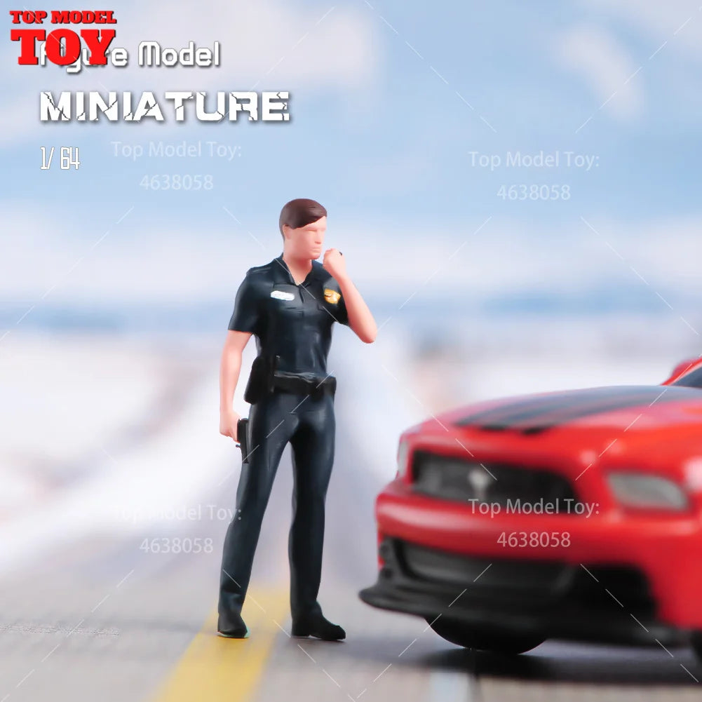 1/64 Miniature Figures Model Car Accessories Scene People Set