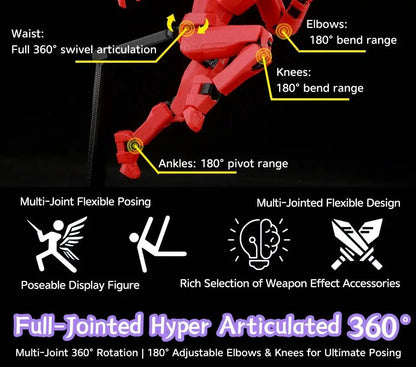 Invincible Boy Action Figure 14cm 3D Printed Multi Jointed Model