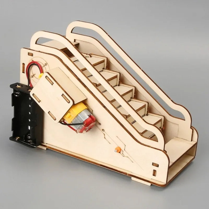 DIY Escalator Assembly Toy STEM Science Educational Model Kit