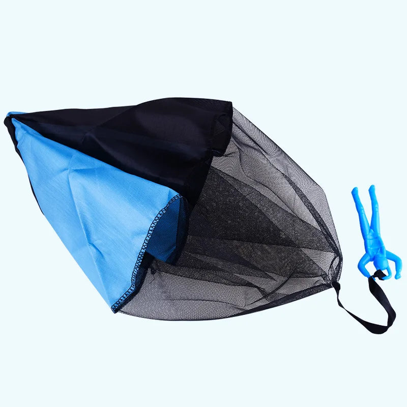 Toy Parachute with Mini Soldier Outdoor Throwing Game