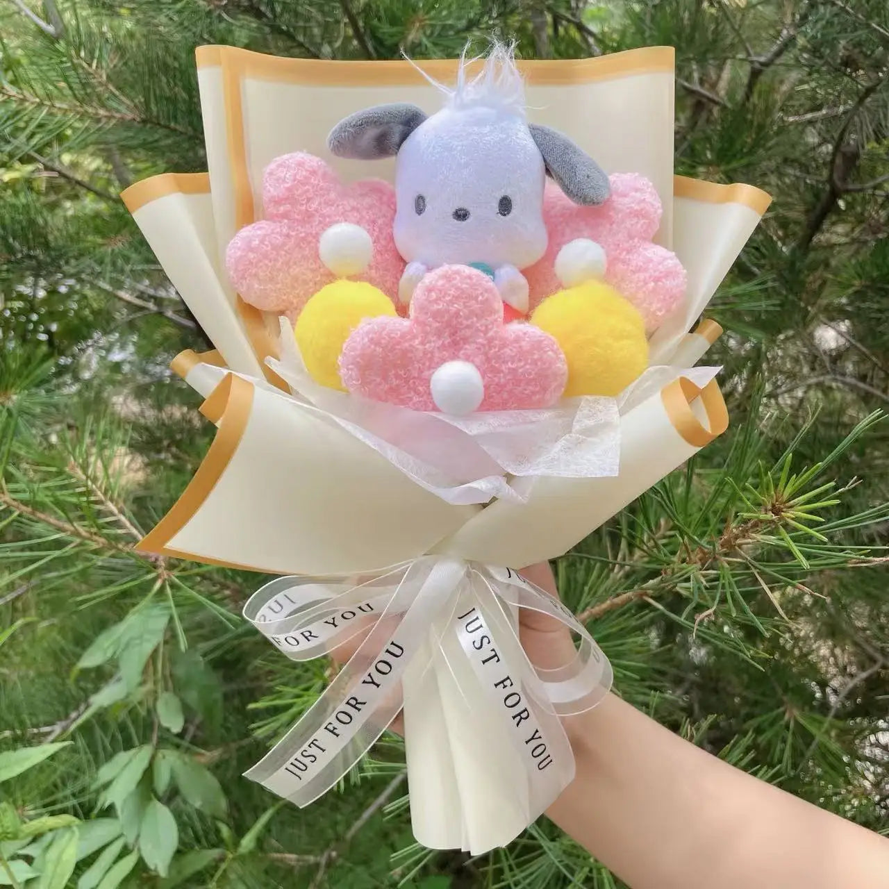 Cartoon Plush Flower Bouquet Graduation & Valentine's Gift