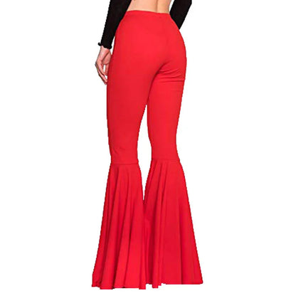 High Waisted Wide Leg Pants for Women Stretch Bell Bottom Trousers