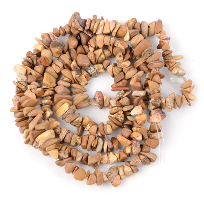 Natural Stone Chip Beads Irregular Gemstone Beads 15 Inch Strand