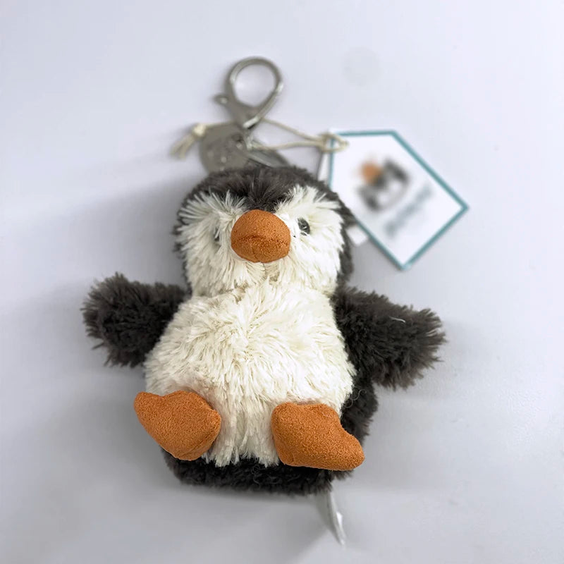 Cute Plush Keychain Soft Animal Bag Charm Pendant
