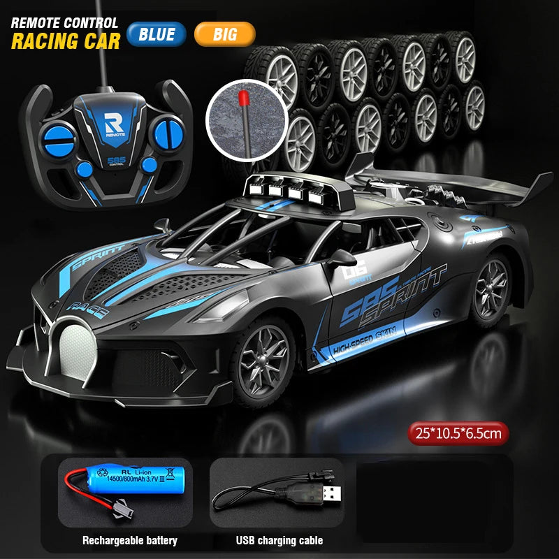 1/18 Rc Car Remote Control Cars High Speed Drift Sport Vehicle Sports Racing Car Toy Model Children Toys for Boys Birthday Gifts