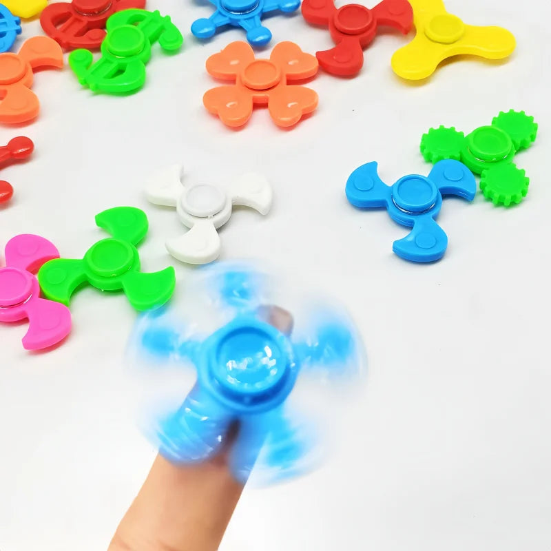 Mini Fingertip Gyro Spinner Toys – Colorful Fidget Set