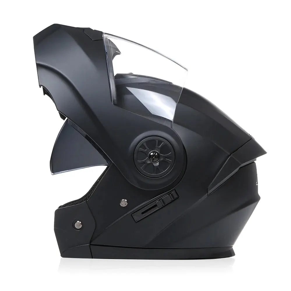 Flip Up Motorcycle Helmet DOT Dual Visor Modular Full Face