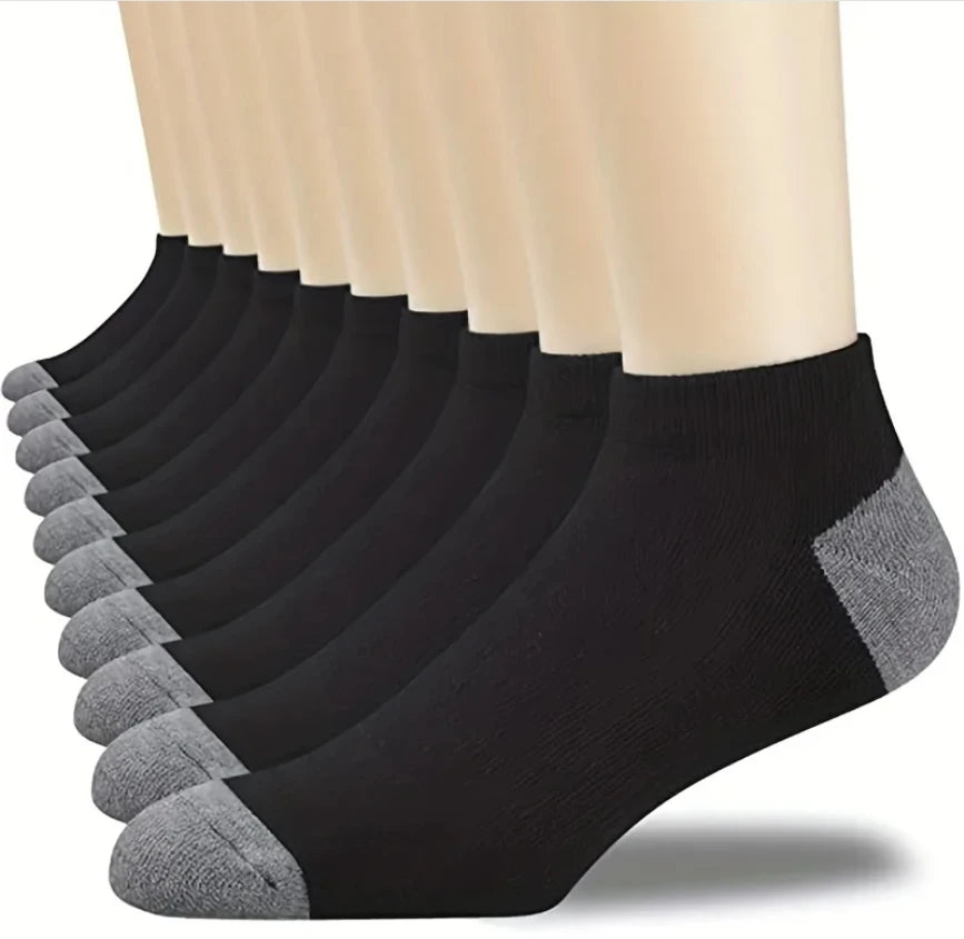 Men's Bamboo Fiber Socks Breathable Crew Sports Socks