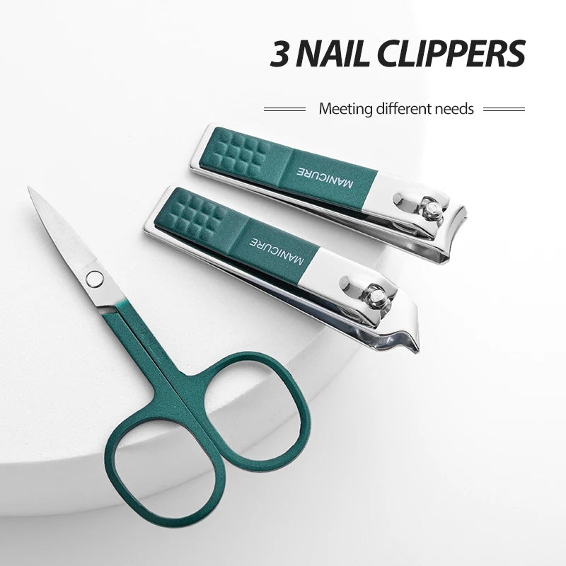 Nail Clippers Set 6 Piece Stainless Steel Manicure Kit