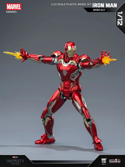 Iron Man MK45 Model Kit 15.5cm Movable Marvel Action Figure