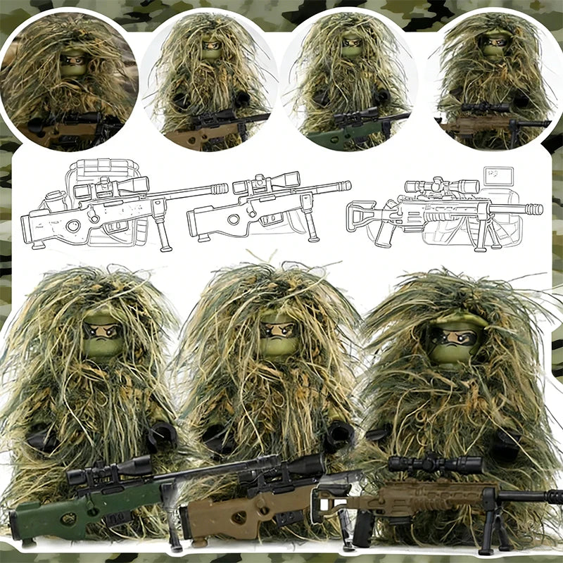 Military Building Block Figures Soldier Army SWAT Mini Figures