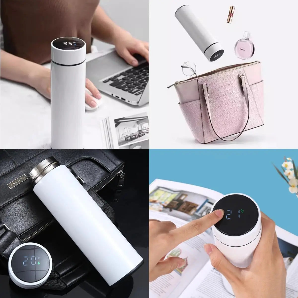500ML Temperature Display Thermos Cup – Insulated Stainless Steel Bottle