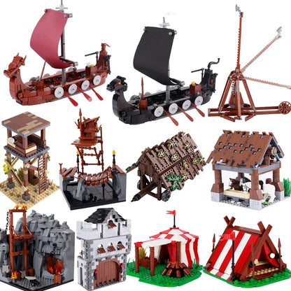 MOC Farm Zoo Animal Building Blocks Educational Toy Set