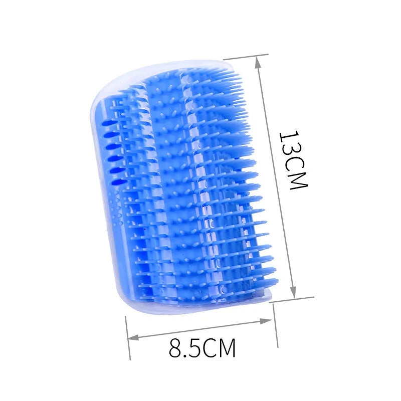 Cat Corner Brush – Self Grooming & Hair Removal Scratcher