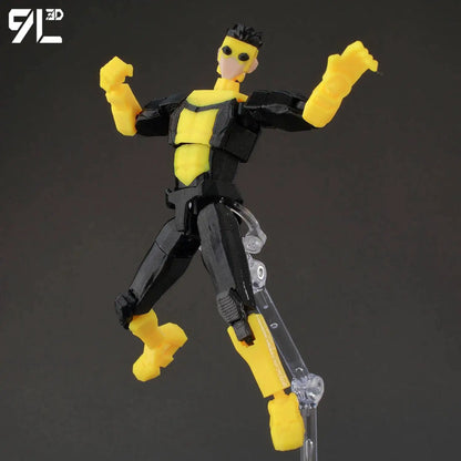 Invincible Boy Action Figure 14cm 3D Printed Poseable Model
