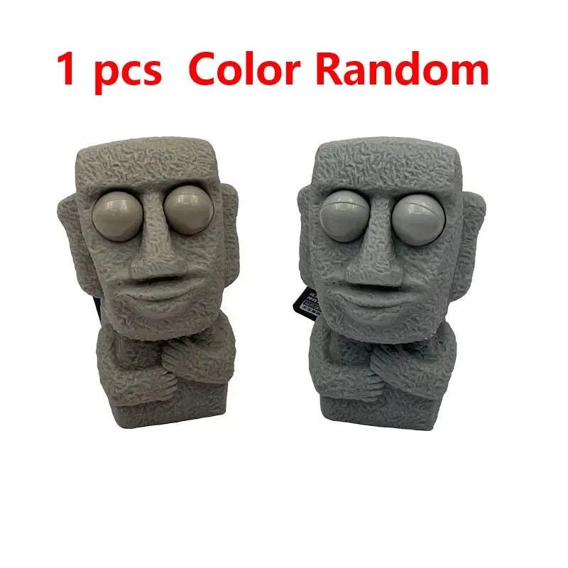 Moai Squishy Toy – Slow Rising Stress Relief Squeeze Toy