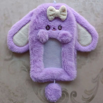A cute and practical accessory for carrying and displaying favorite photo cards.