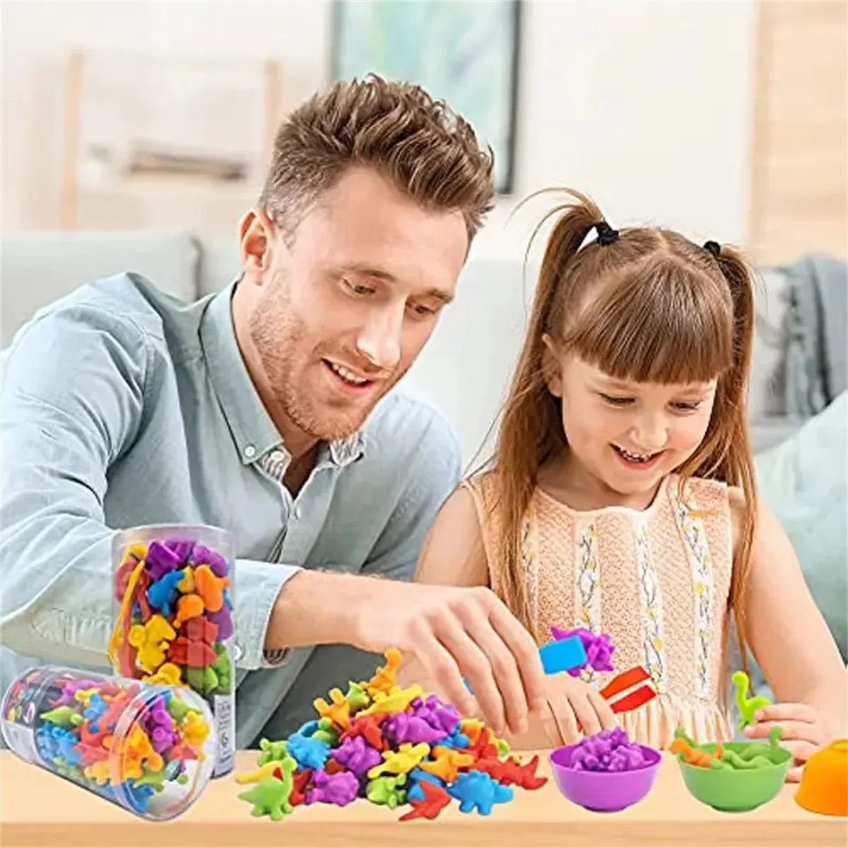 Counting and Sorting Toys for Kids – Montessori Learning Set