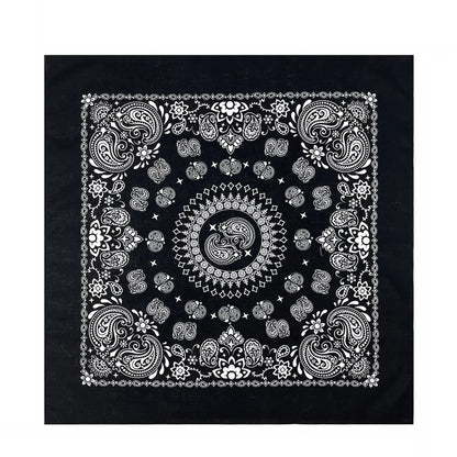 Oversized Paisley Bandana 70cm Cotton Hip Hop Head Scarf