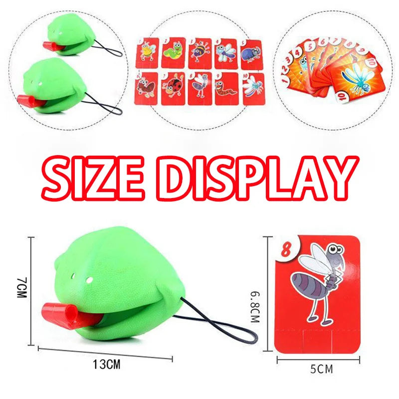 Frog Tongue Board Game Interactive Family Party Toy