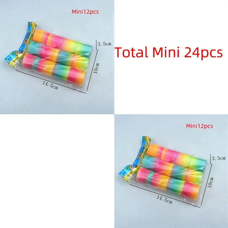 24PCS Rainbow Magic Springs Toy Party Favors Pinata Fillers
