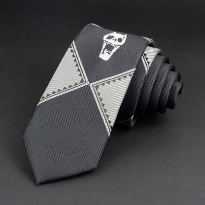  Anime JoJo Tie Kira Yoshikage Halloween Cosplay Costume Accessories KILLER QUEEN Skull Party Cosplay  Accessories Fake Collar