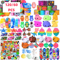 60/120 Pcs Party Favor Toys for Kids Goodie Bag Prize Filler Set