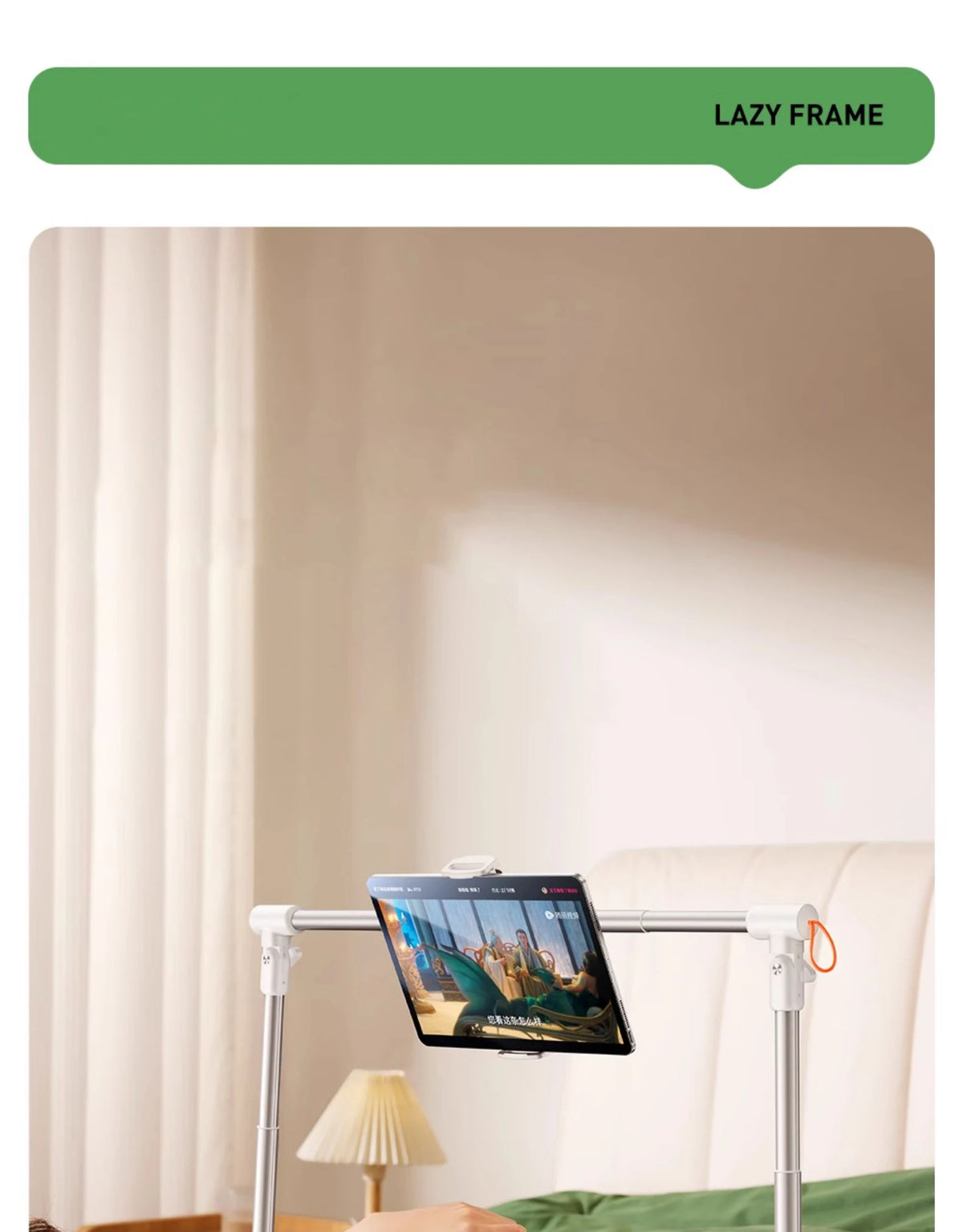 Tablet Stand for Bed – Adjustable Folding Phone & Tablet Holder