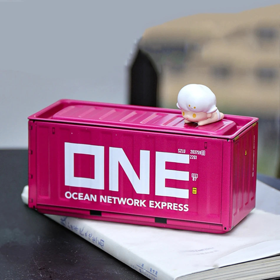 Mini Metal Storage Box Decorative Desktop Organizer