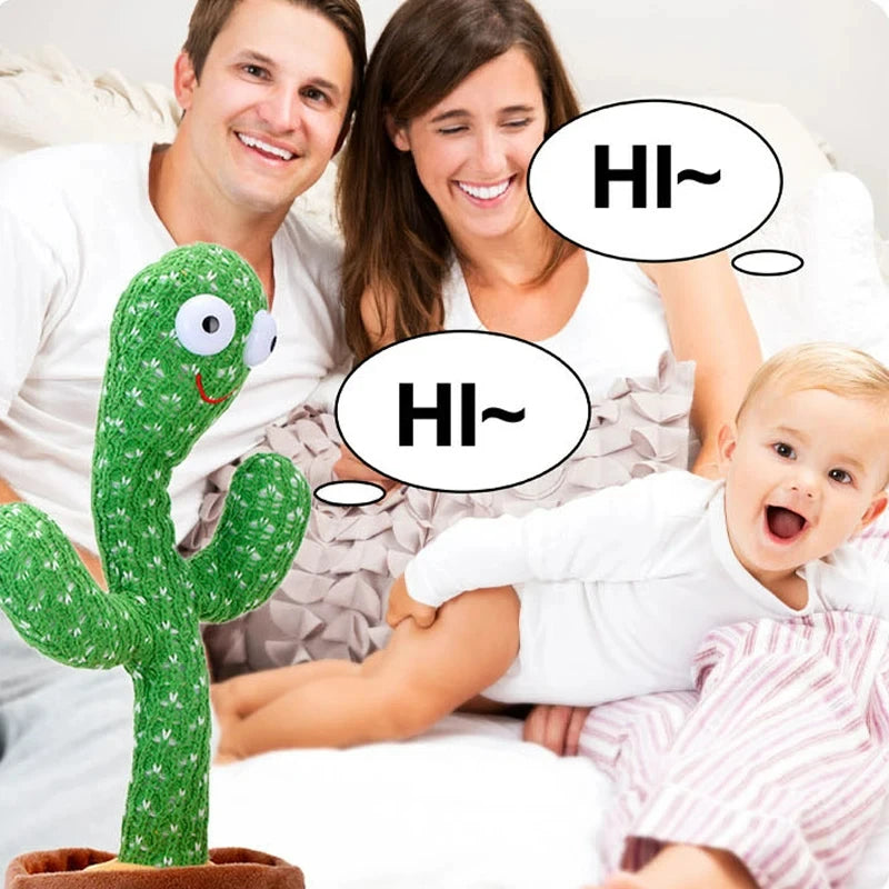 Dancing Cactus Toy – Talking, Singing & Wiggling Plush