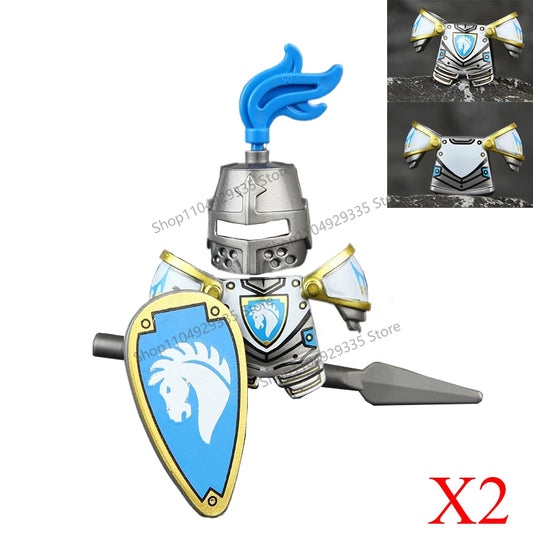 Medieval Military Soldiers Figures – MOC Castle Building Blocks