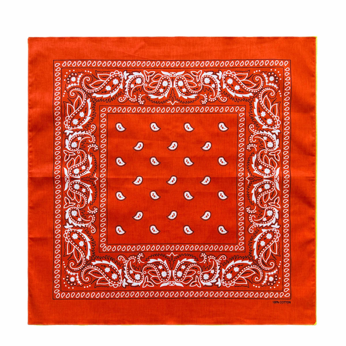 Oversized Paisley Bandana 70cm Cotton Hip Hop Head Scarf