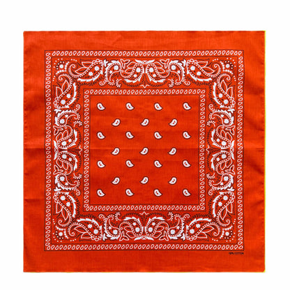 Oversized Paisley Bandana 70cm Cotton Hip Hop Head Scarf