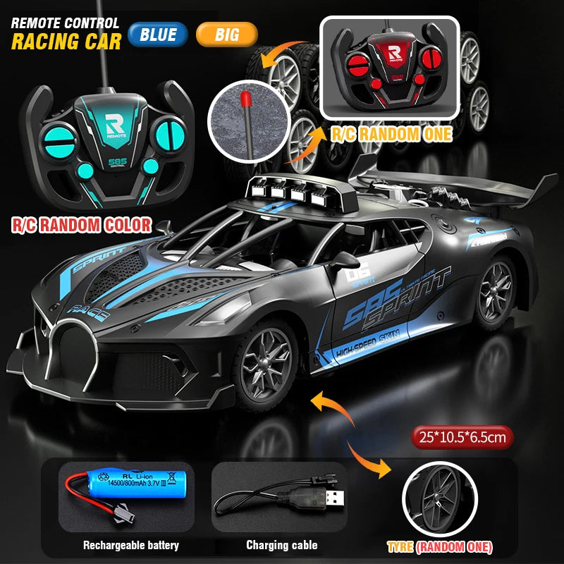 1/18 Rc Car Remote Control Cars High Speed Drift Sport Vehicle Sports Racing Car Toy Model Children Toys for Boys Birthday Gifts