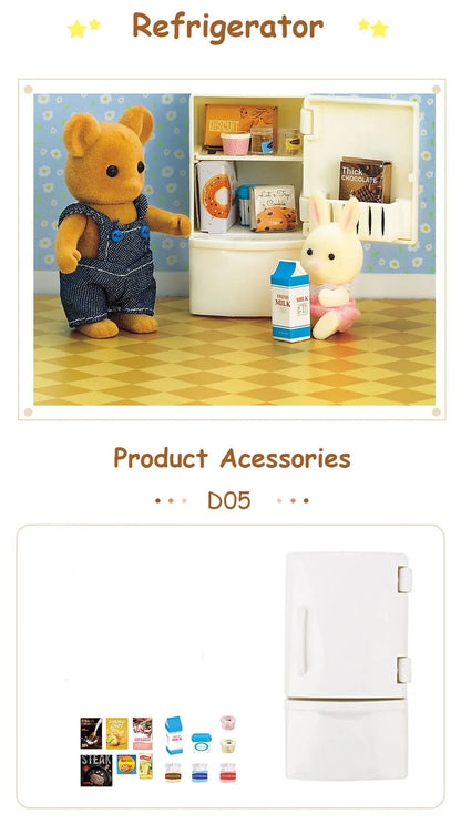 Miniature Dollhouse Furniture 1:12 Pretend Play Accessories