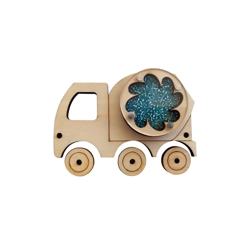 Montessori Busy Board Wooden Sensory Learning Toy