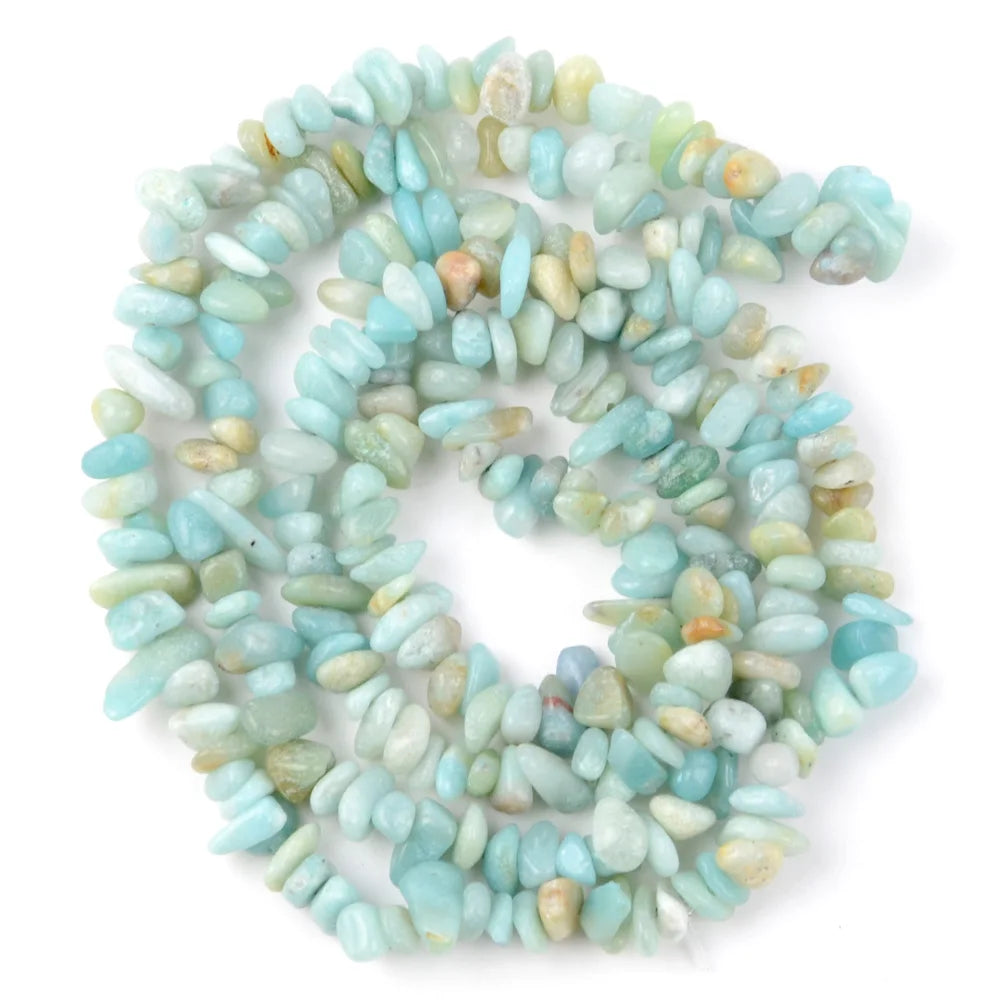 Natural Stone Chip Beads Irregular Gemstone Beads 15 Inch Strand