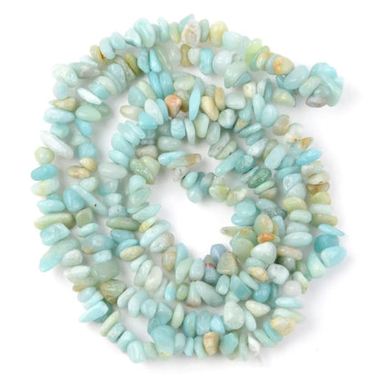 Natural Stone Chip Beads Irregular Gemstone Beads 15 Inch Strand