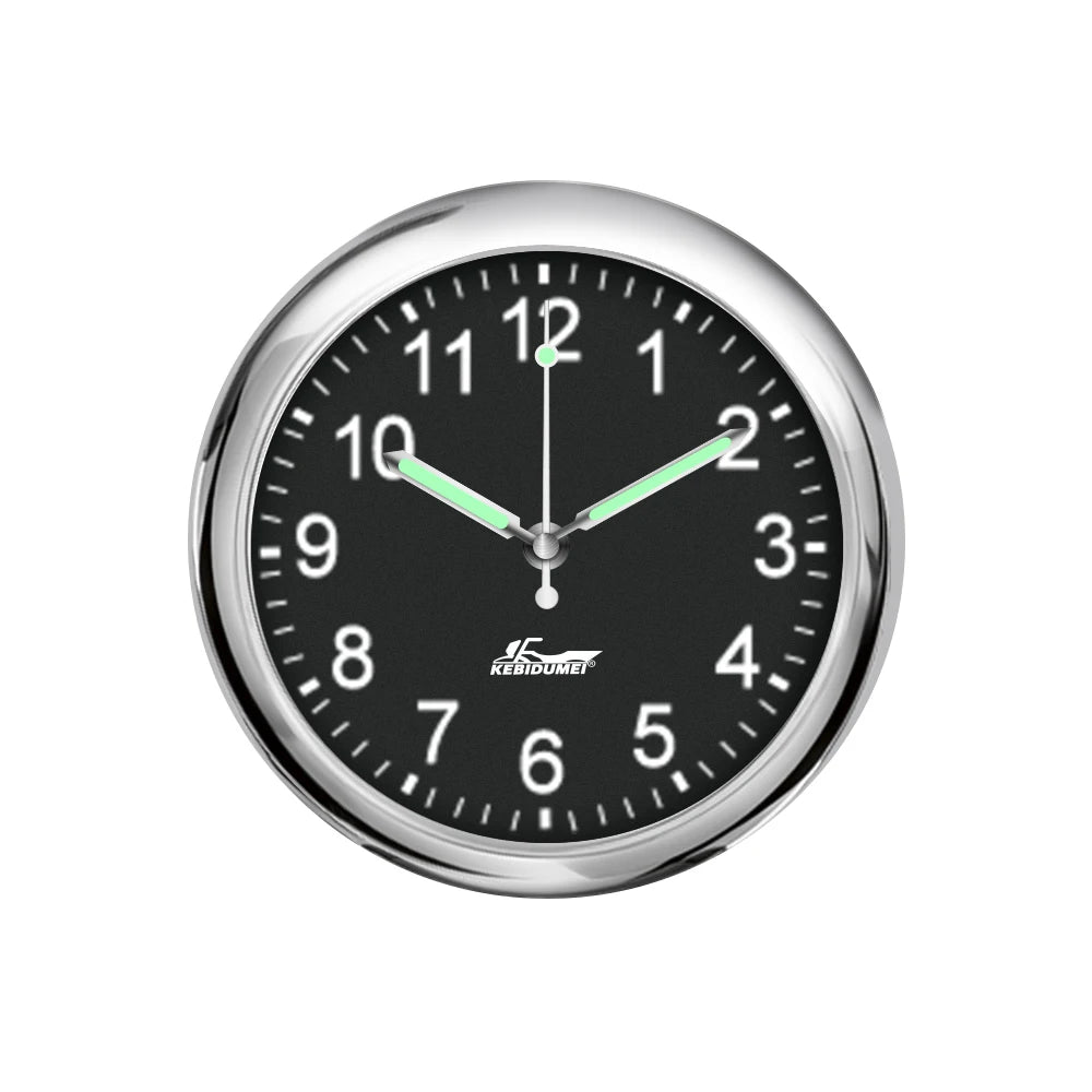 Mini Car Clock – Luminous Quartz Dashboard & Air Vent Clock