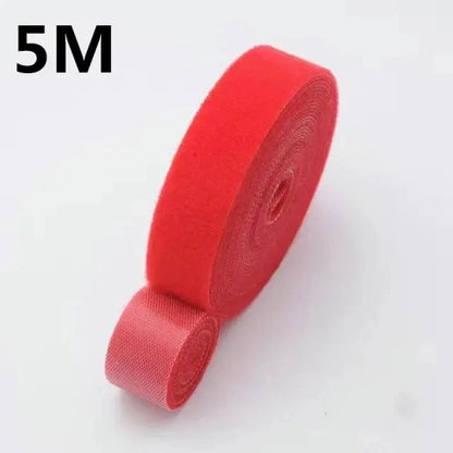 1/5M Cable Organizer Tape – Reusable Wire Winder & Cord Management Tie
