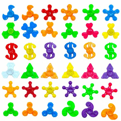 Mini Fingertip Gyro Spinner Toys – Colorful Fidget Set