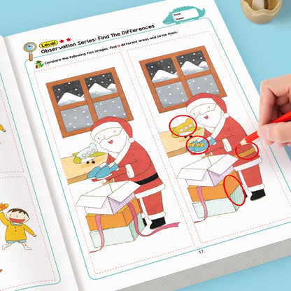 Hidden Differences Activity Book with Observation Games