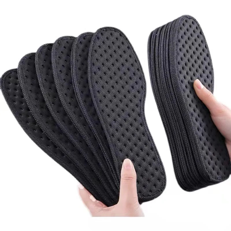 Bamboo Charcoal Insoles Breathable Deodorizing Sports Shoe Inserts