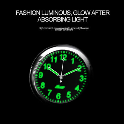 Mini Car Clock – Luminous Quartz Dashboard & Air Vent Clock