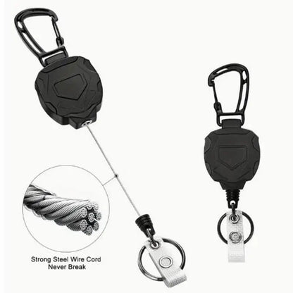 Retractable Badge Holder with ID Card Holder Case Clip