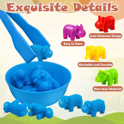 Counting Animal Toys Matching Sorting Game for Kids 3+