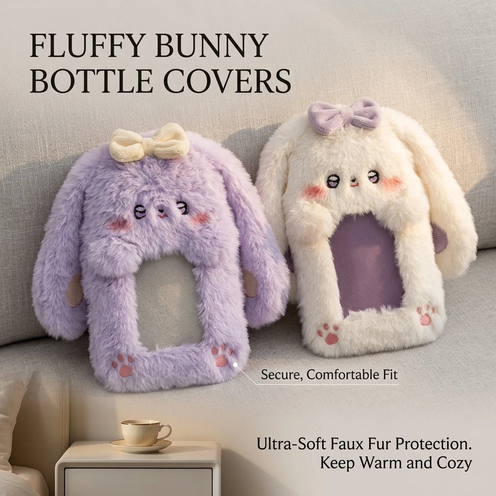 Rabbit Plush Card Holder Cute Bunny Student ID Holder