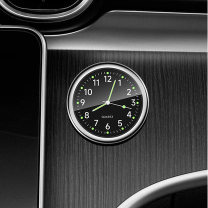 Mini Car Clock – Luminous Quartz Dashboard & Air Vent Clock