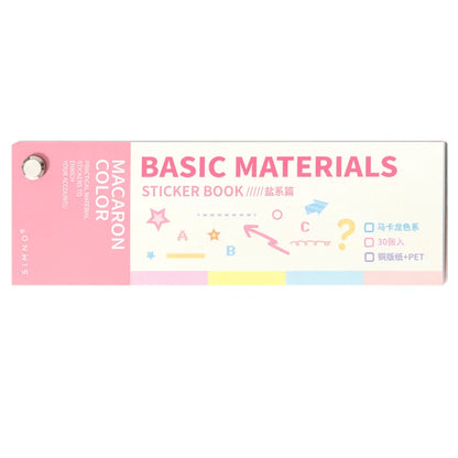 Cartoon Sticker Book Aesthetic Scrapbooking Sticker Pack